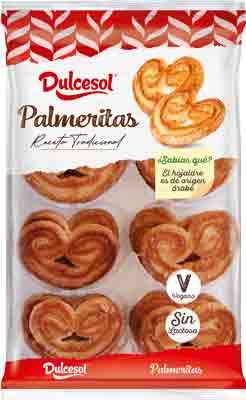 13 X Dulcesol Palmier Puff Pastry 16 Pack (180G)