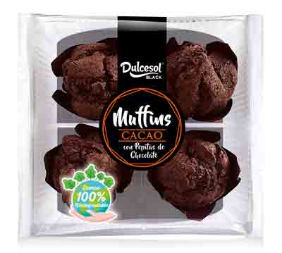 7 x Dulcesol Chocolate Muffins 4 Pack       - 300Gm