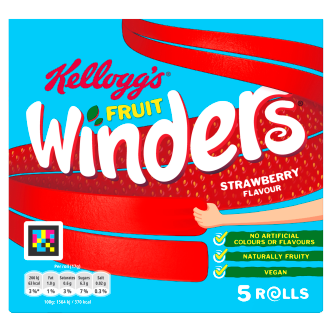 10 x Fruit Winders Strawberry 5Pk - 17GM