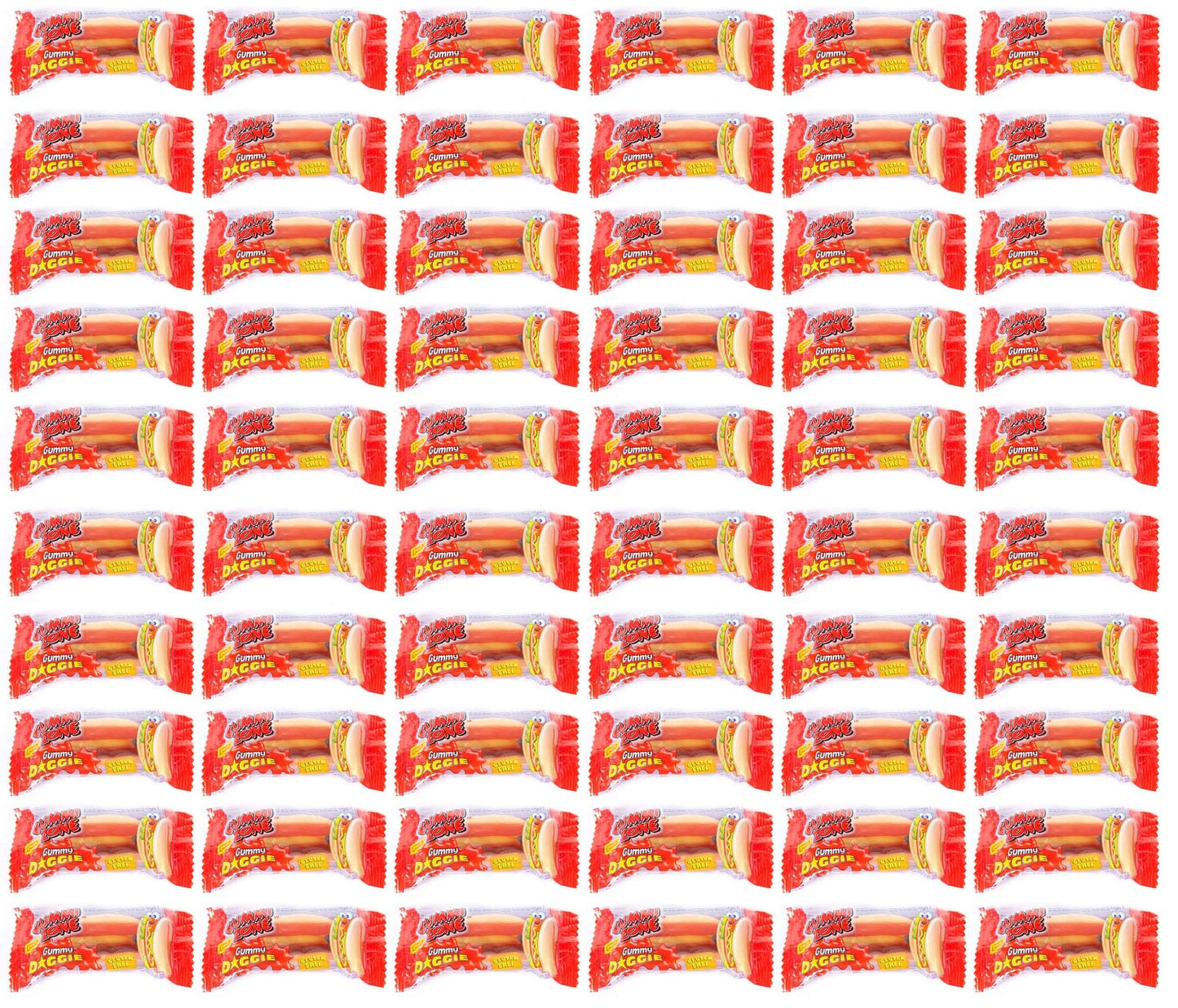 60 x Gummi Zone Gummy Doggie 8Gm