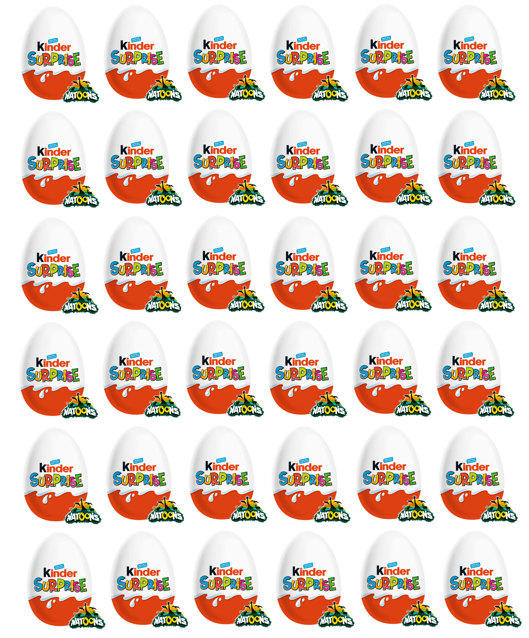 36 x Kinder Surprise T1X36