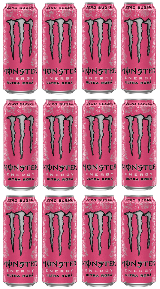 12 x Monster Energy Ultra Rosa - 500Ml