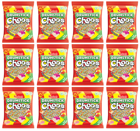 12 x Swizzels Drumstick Choos - 115Gm