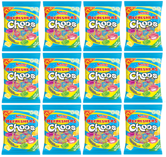 12 x Swizzels Refreshers Choos - 115GM