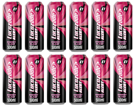 12 x Lucozade Alert Cherry Blast - 500Ml