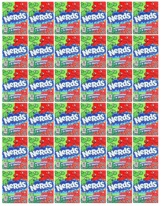 36 x Nerd Watermelon And Cherry Impulse Pack - 46.7G