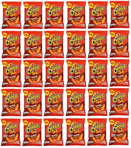 30 x Cheetos Twisted Flamin Hot - Sweet & Spicy 30Gm