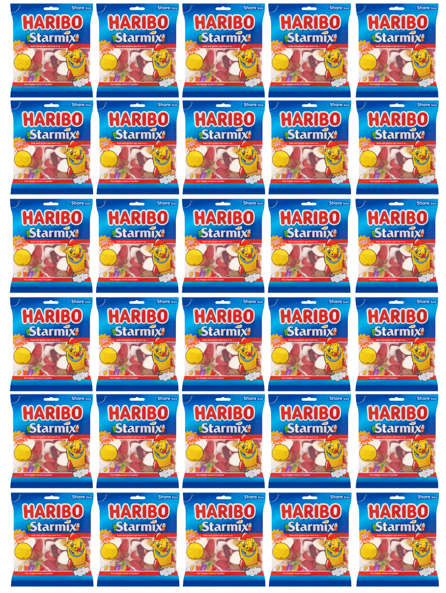 30 x Haribo Starmix - 140GM