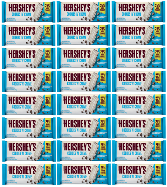 24 X Hershey Cookies & Creme Bar  90
