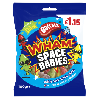 12 x Wham Spacebabies £1.15 Pmp - 100G