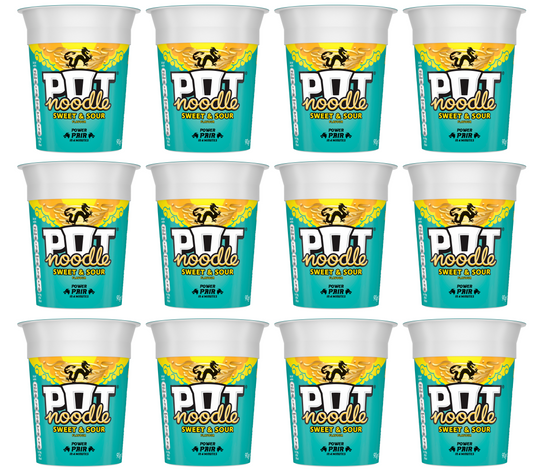 12 x Pot Noodle Chinese Sweet And Sour - 94G