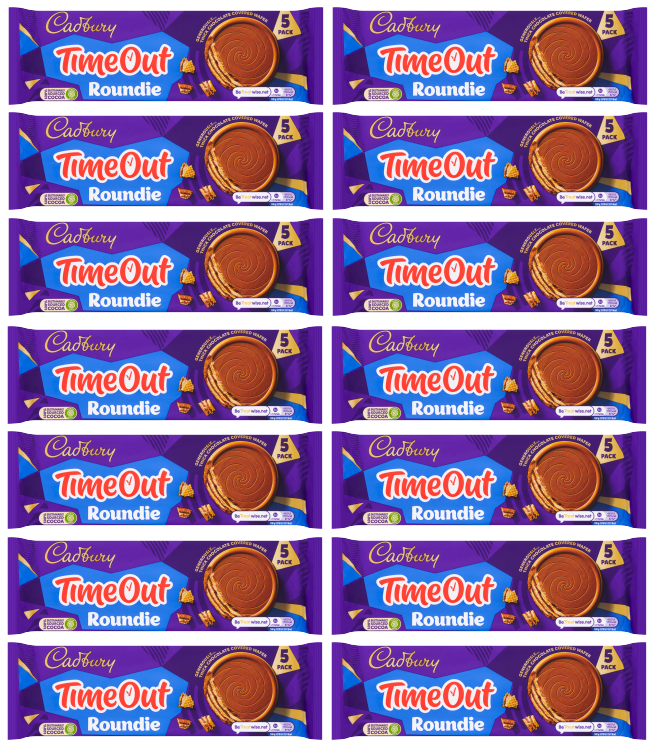 14 x Cadbury Timeout Roundie Milk Chocolate  - 150G