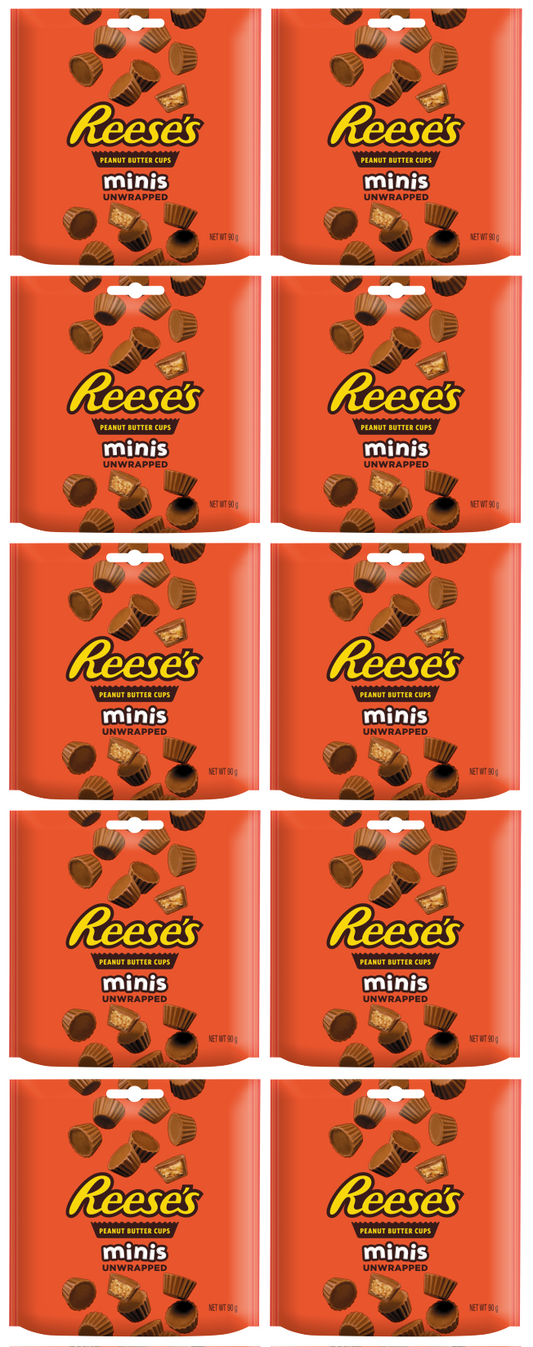 10 X Reese's Mini Cups Pouch 90G
