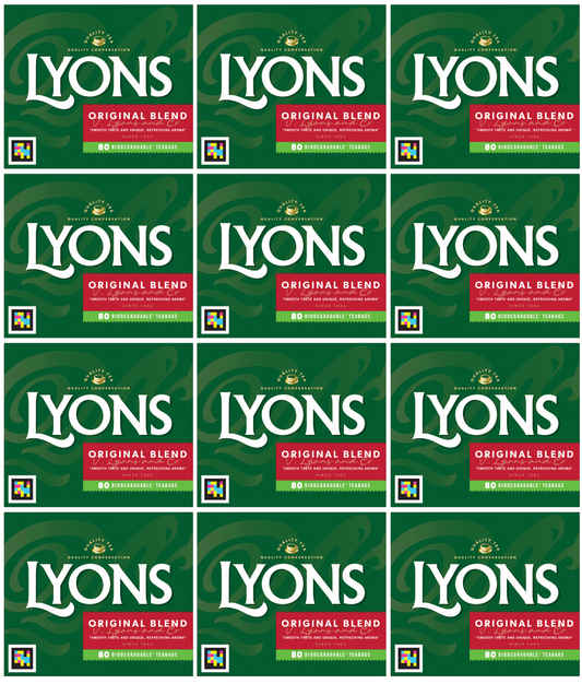 12 x Lyons Tea Original 80's - 232G