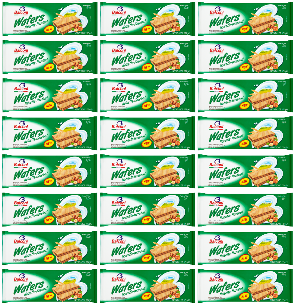 24 x Balconi Wafer Hazelnut - 175GM