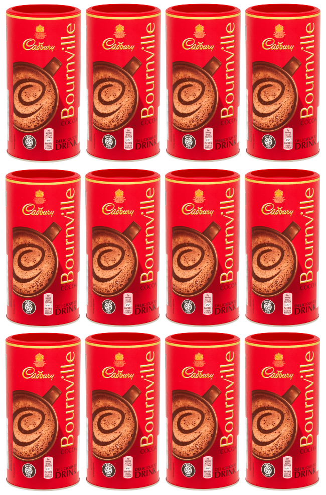 12 x Cadbury Bournville Cocoa Powder - 250GM