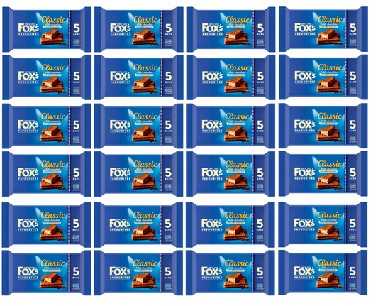 24 x Fox's Classic Original 5 Bars - 5PK