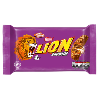 10 x Lion Brownie Bar 4pk - 120GM
