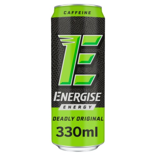 18 x Energise Energy Deadly Original Can 330Ml