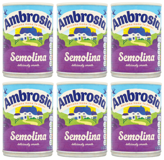 6 x Ambrosia Semolina 400G