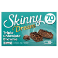 10 x Skinny Dream Triple Choc Brownie Bars 5 Pack - 5X19GM