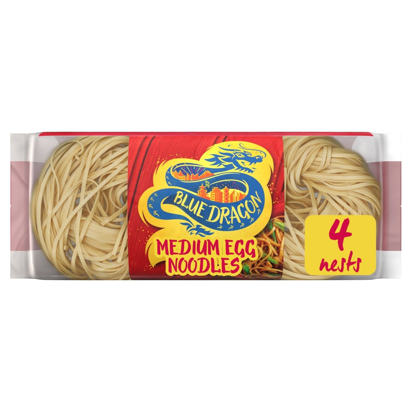 8 x Blue Dragon Medium Egg Noodles 250G