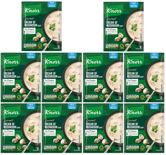 10 x Knorr Cream Of Mushroom Soup 48G