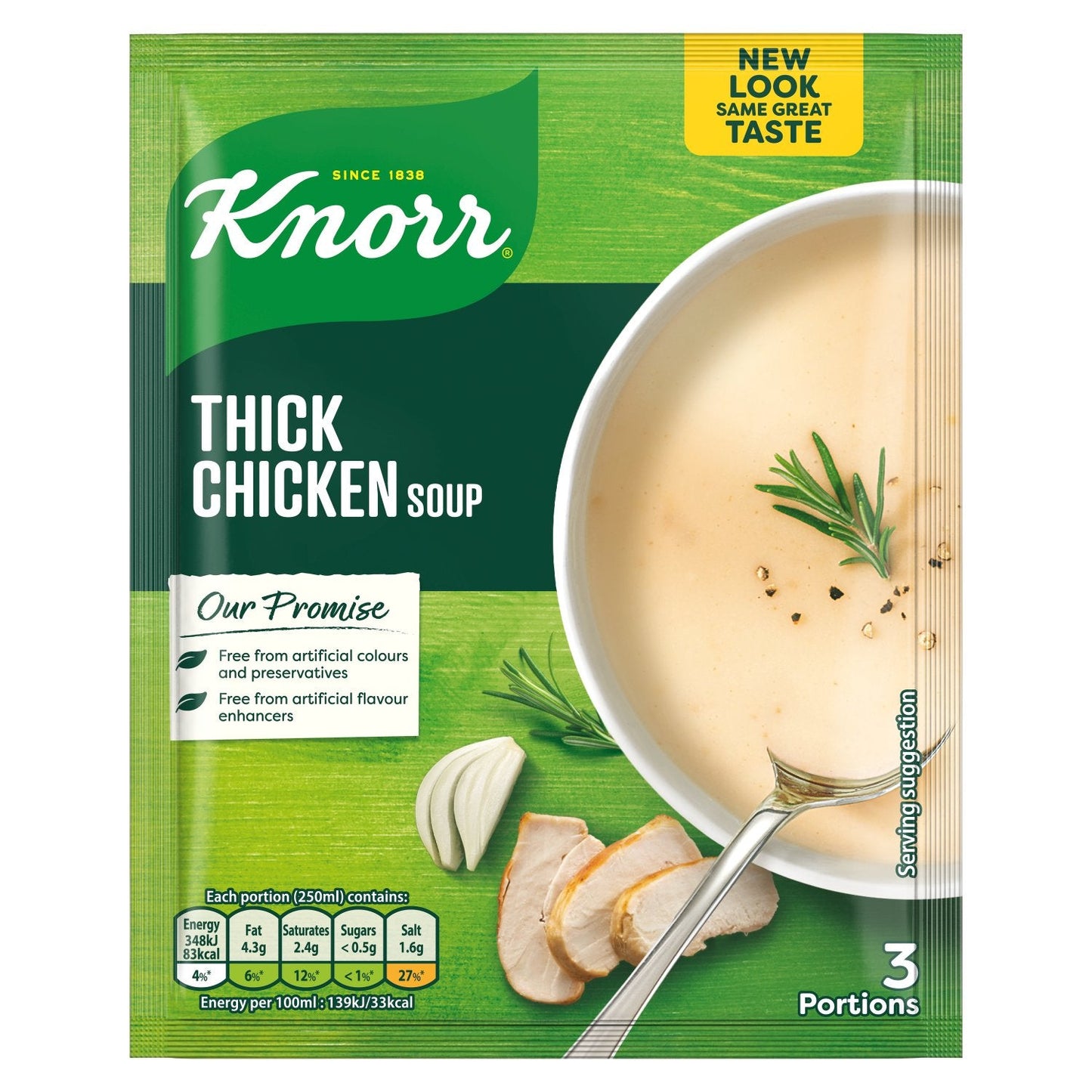 13 x Knorr Thick Chicken Soup 55G
