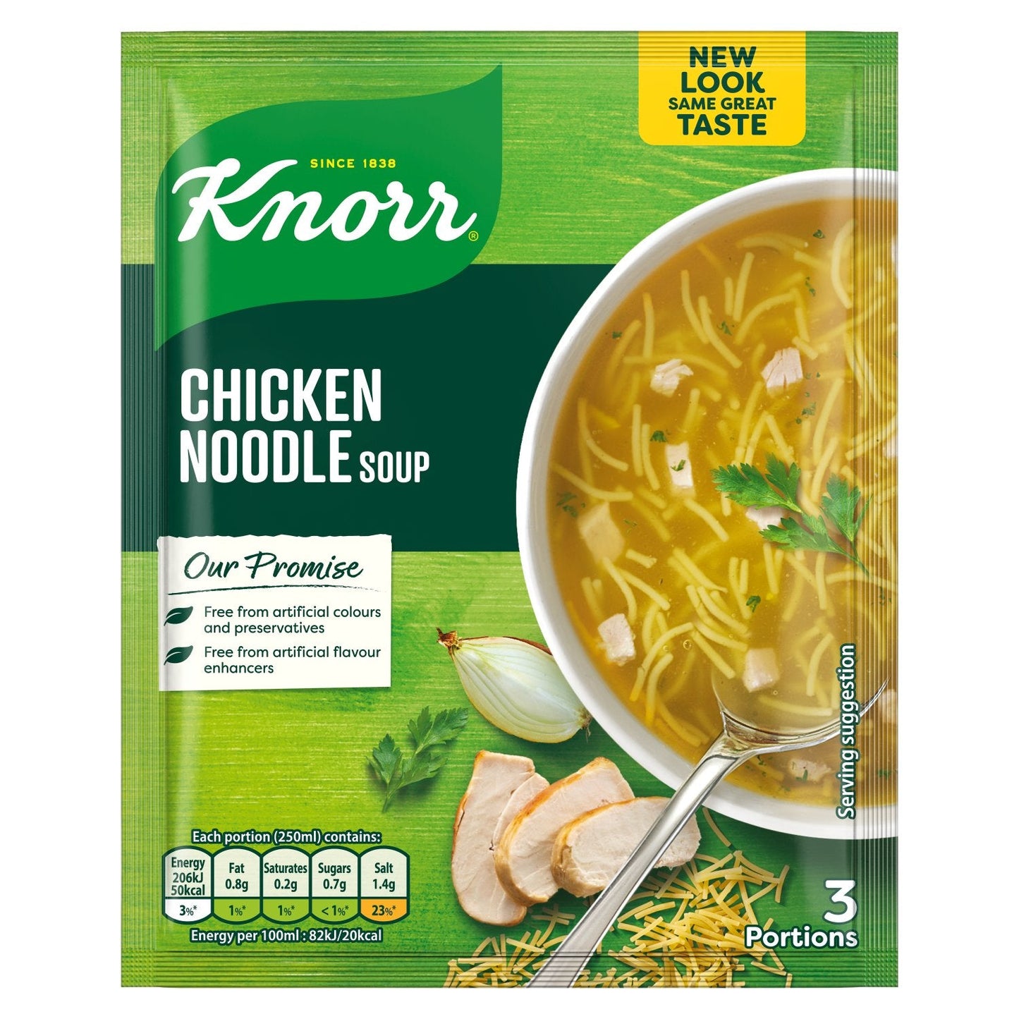 12 x Knorr Soup Chicken Noodle Roi - 43G