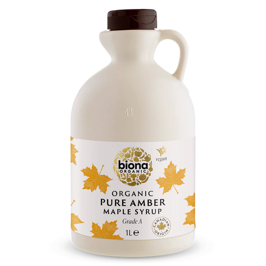 Biona Org Pure Maple Syrup Amber - 1ltr