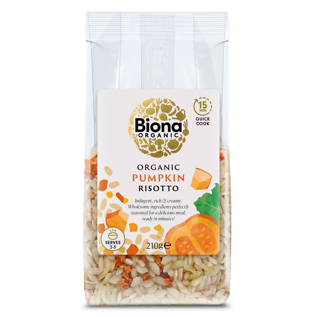 Biona Org Pumpkin Risotto - 210g