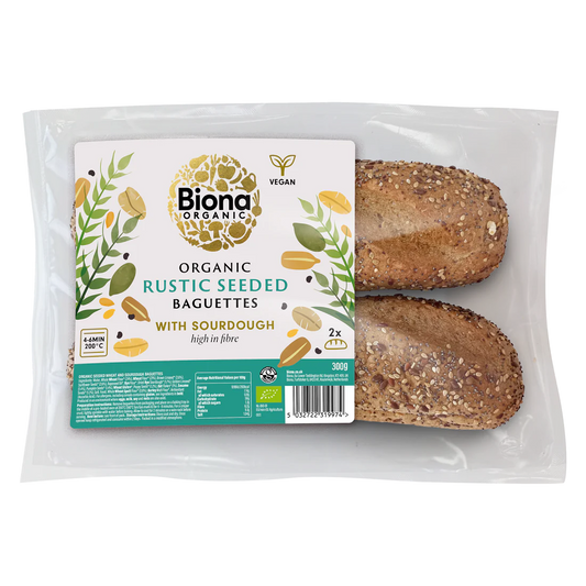 Biona Org Rustic Seeded Baguette - 300g