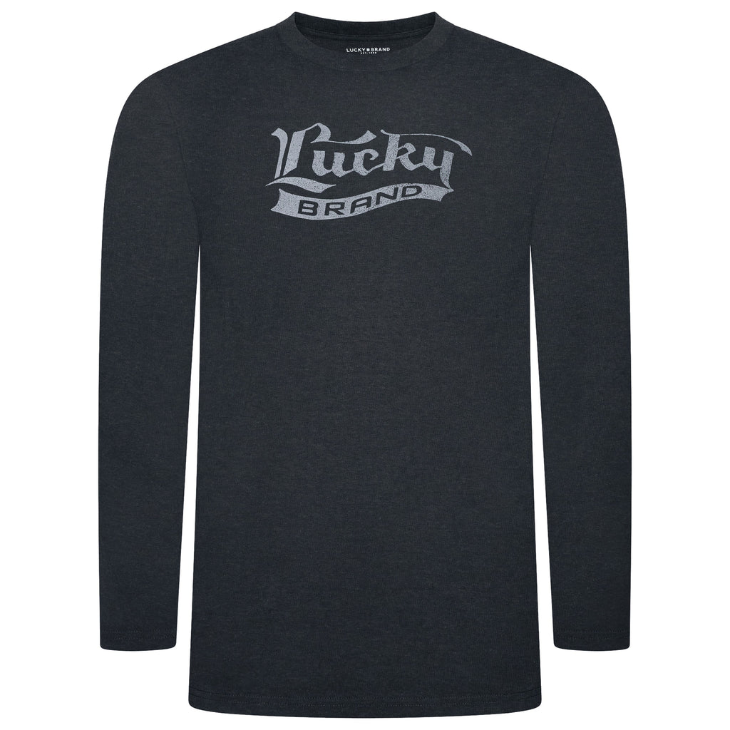 Lucky Brand Crew Neck & Closed Hem Flannel Pant Pyjama Set