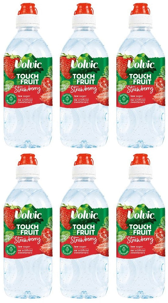 6 x Volvic Touch Of Fruit Strawberry 750Ml