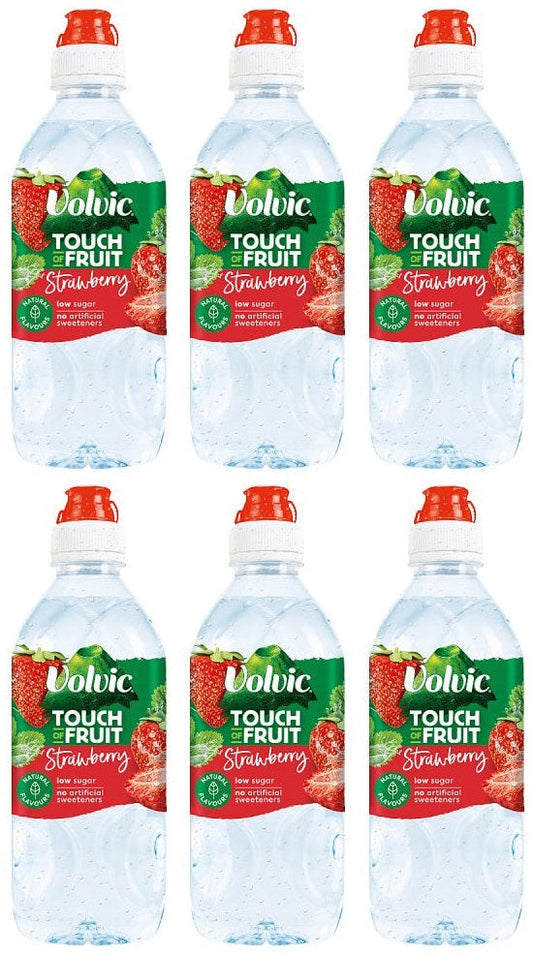 6 x Volvic Touch Of Fruit Strawberry 750Ml