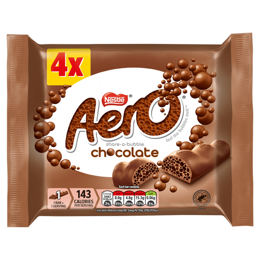 14 x Aero Chocolate Bars 4 X 27G (108G)
