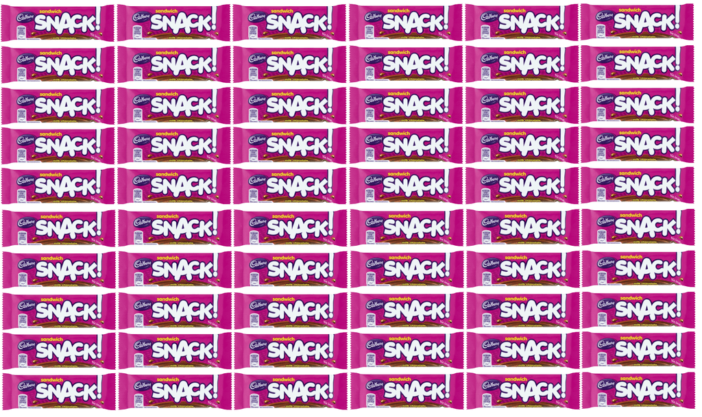 60 x Cadbury Snack Sandwich 22Gm