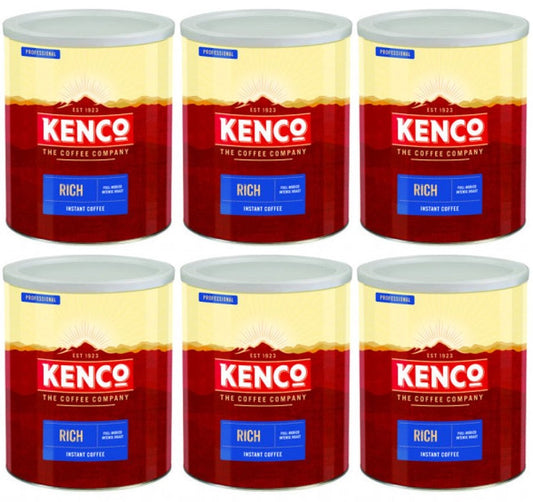 6 x Kenco Rich Instant Coffee 750G
