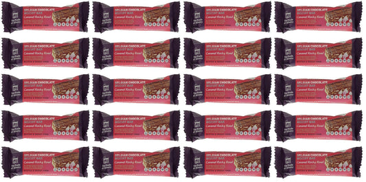 20 x The Foods Of Athenry Belgian Chocolate Biscuit Bar Caramel Rocky Road 55G