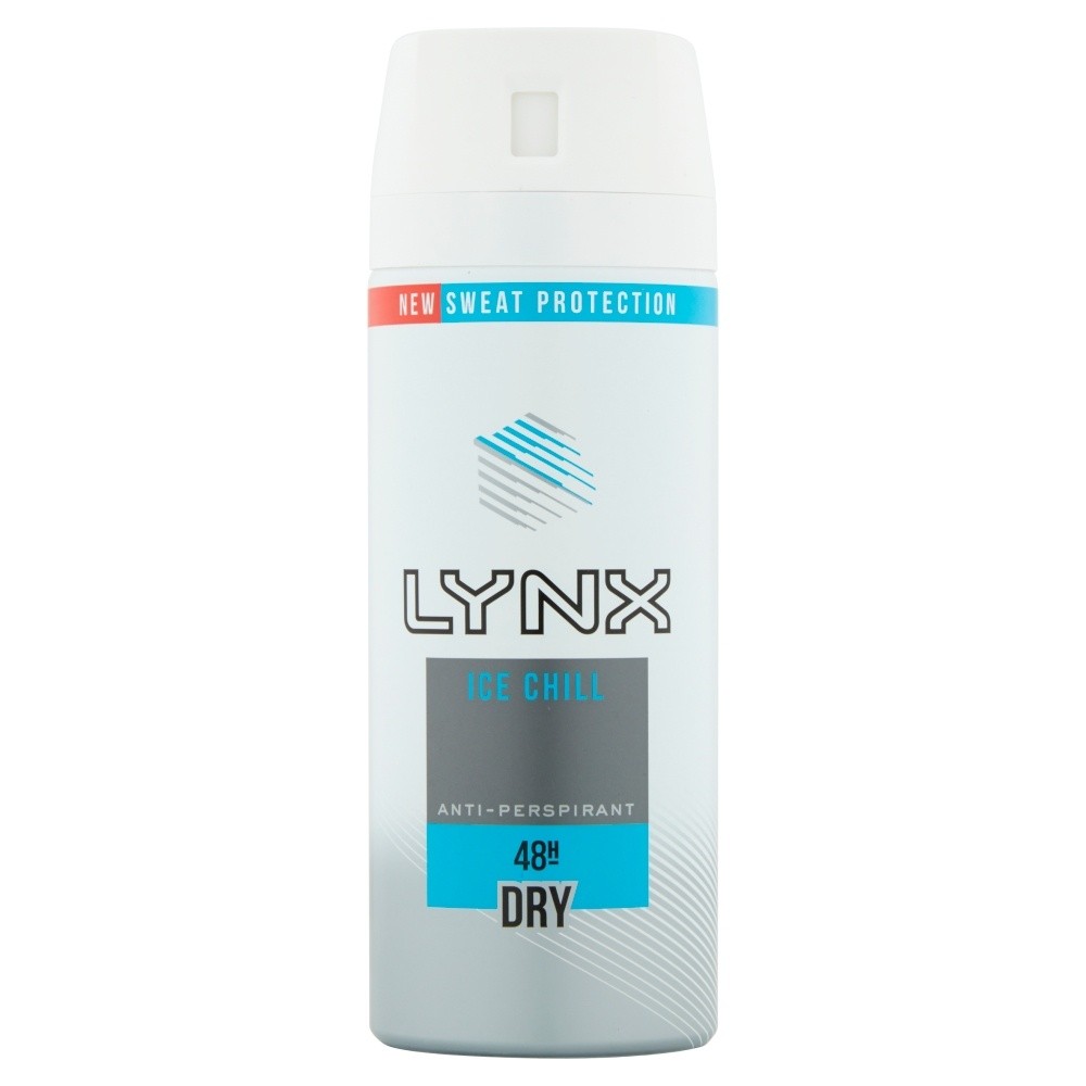 6 x Lynx  Anti-Perspirant Deodorant Spray Ice Chill 150 Ml