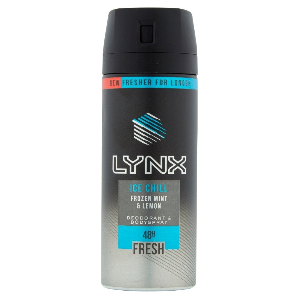 6 x Lynx  Body Spray Ice Chill 150 Ml