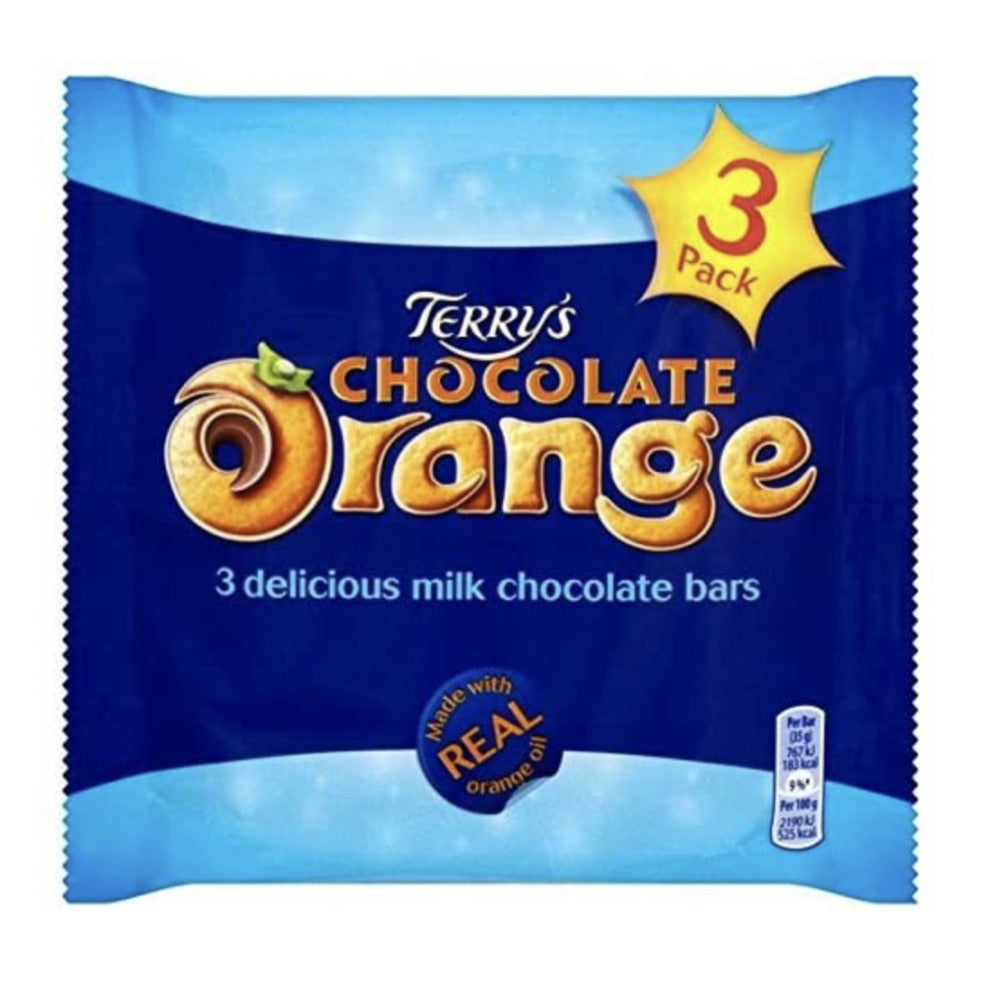 16 x Terry's Chocolate Orange Milk 3 Pack 35G