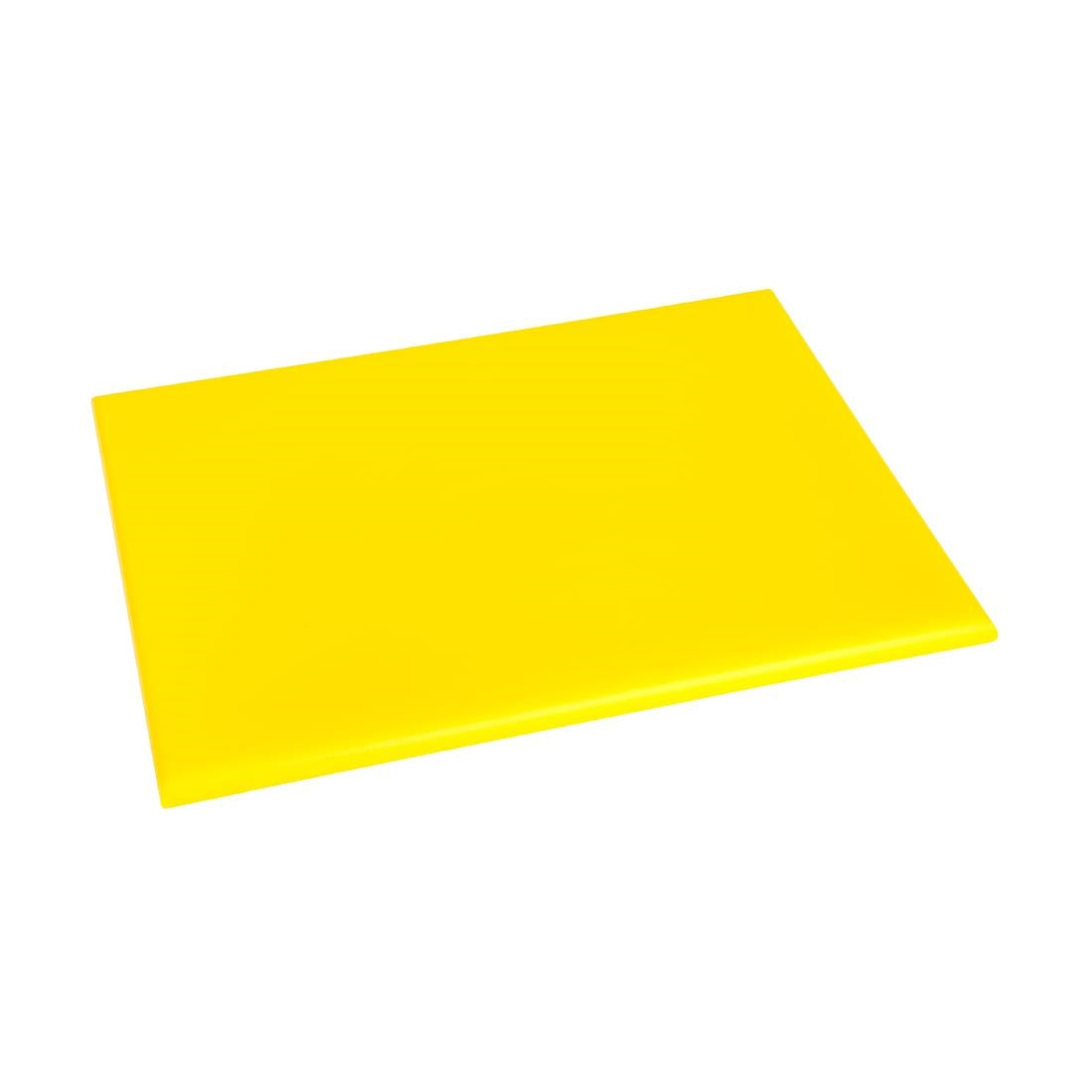 Hygiplas High Density Yellow Chopping Board Sml 229X305X12Mm