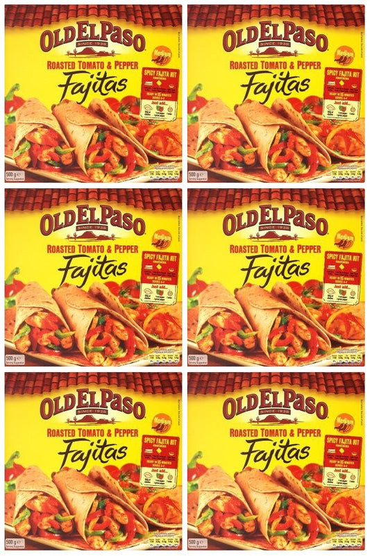 6 x El Paso Tom./Pepper Fajita Dinn.Kit - 500GR