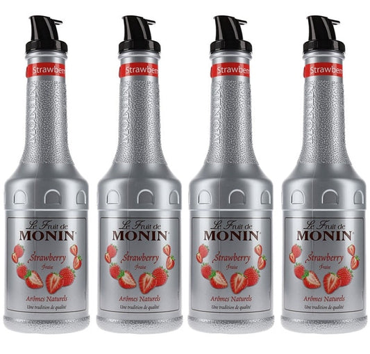 4 x Monin Strawberry 1L