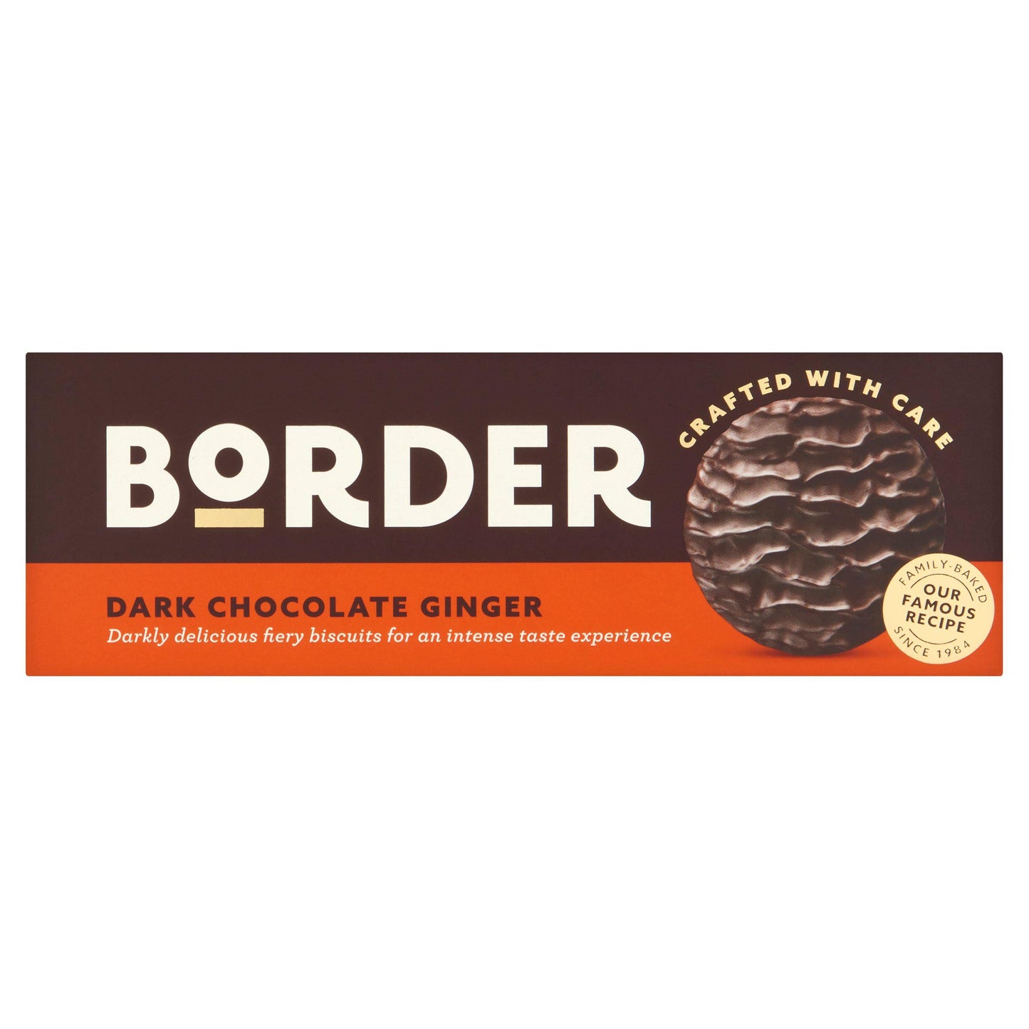 14 X Border Biscuits Dark Chocolate Ginger 150G