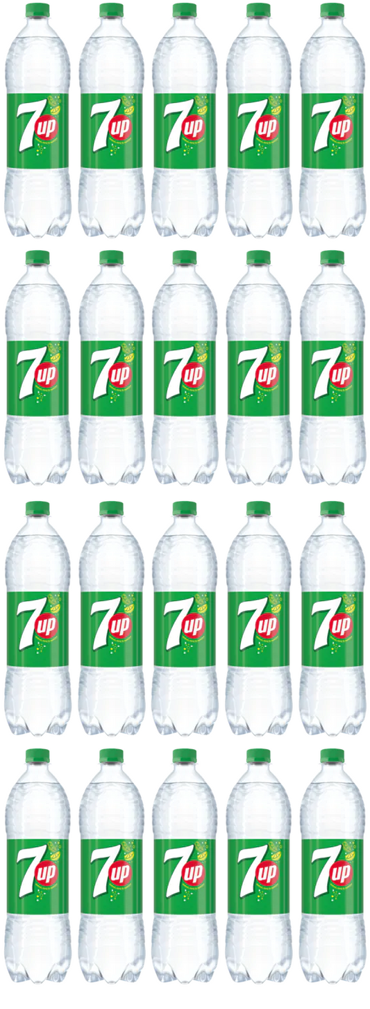 20 x 7Up Refreshing Lemon & Lime Taste 750Ml