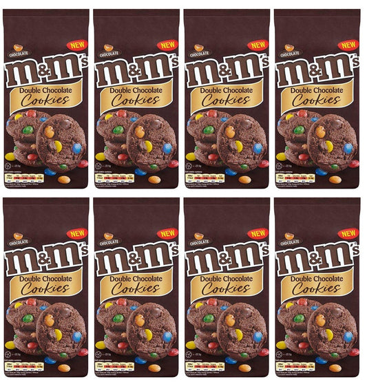 8 x M&M's Double Chocolate Cookies 180G