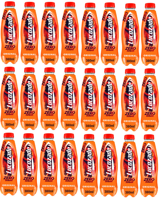 24 x Lucozade Zero Original 380ML