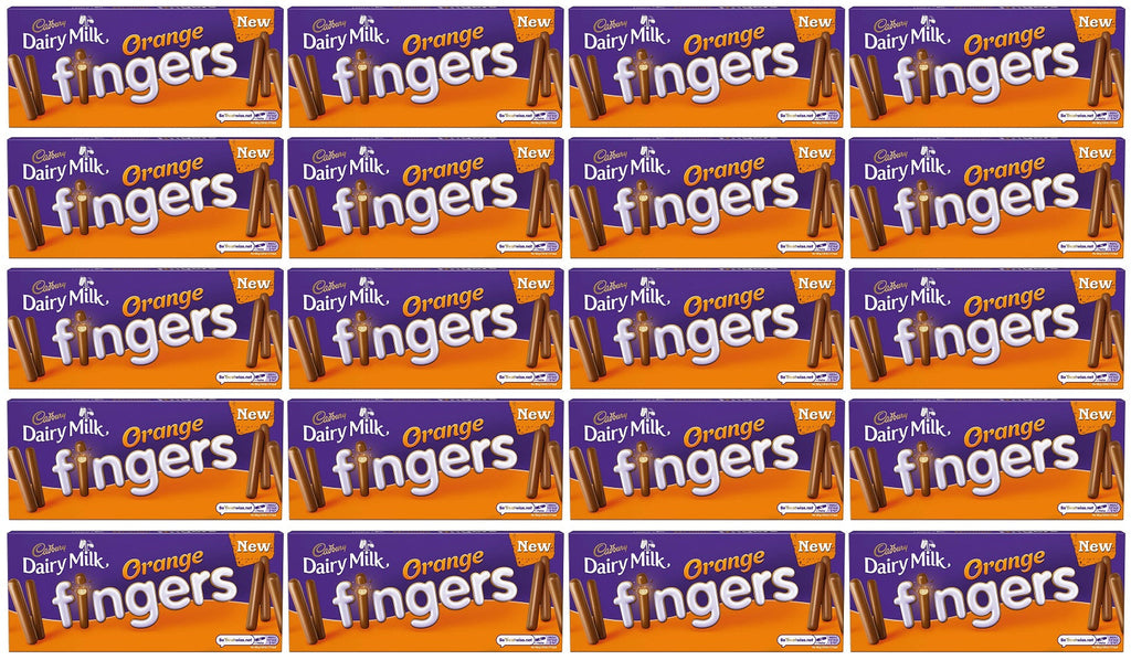 20 x Cadbury Dairy Milk Orange Fingers 114G